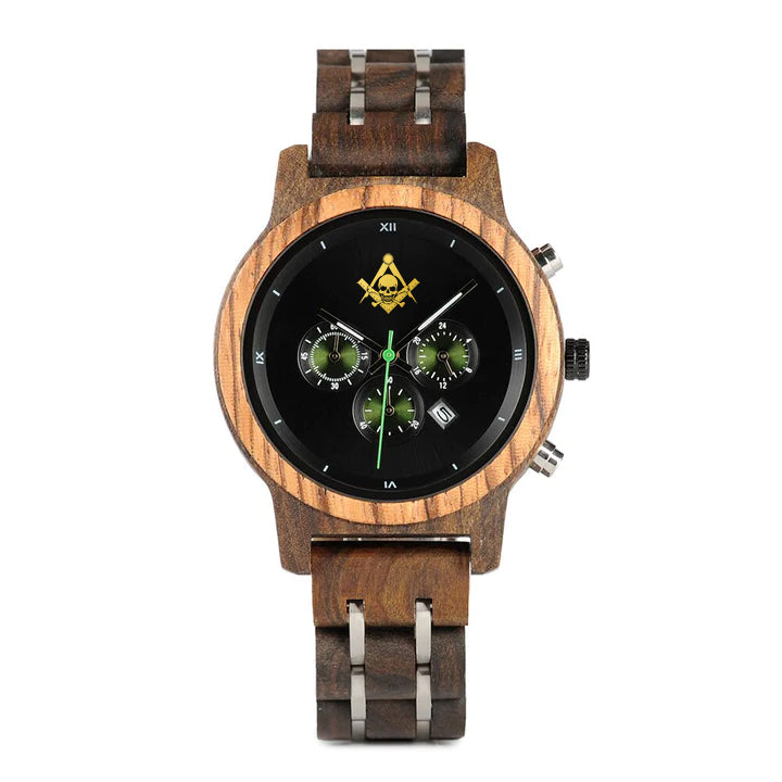 Widows Sons Wristwatch - Various Wood Colors - Bricks Masons